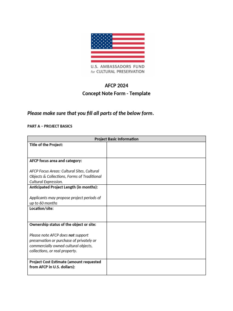 Concept Note AFCP 2024 | PDF | Information