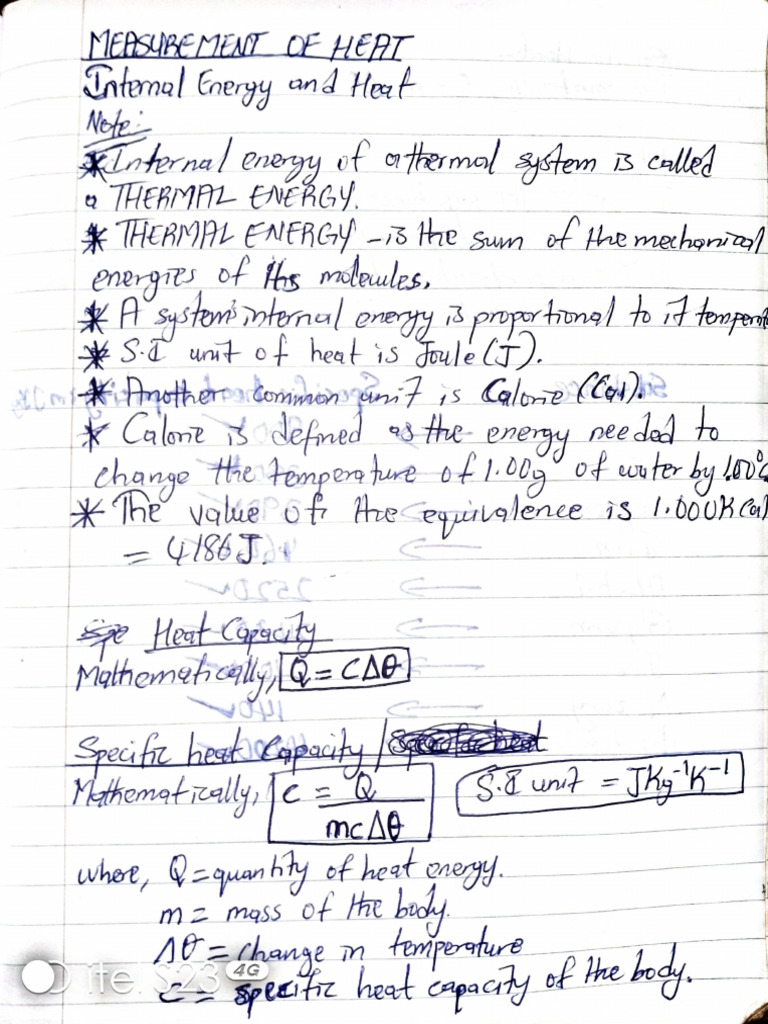 Measurements of Heat Study Made Easy | PDF
