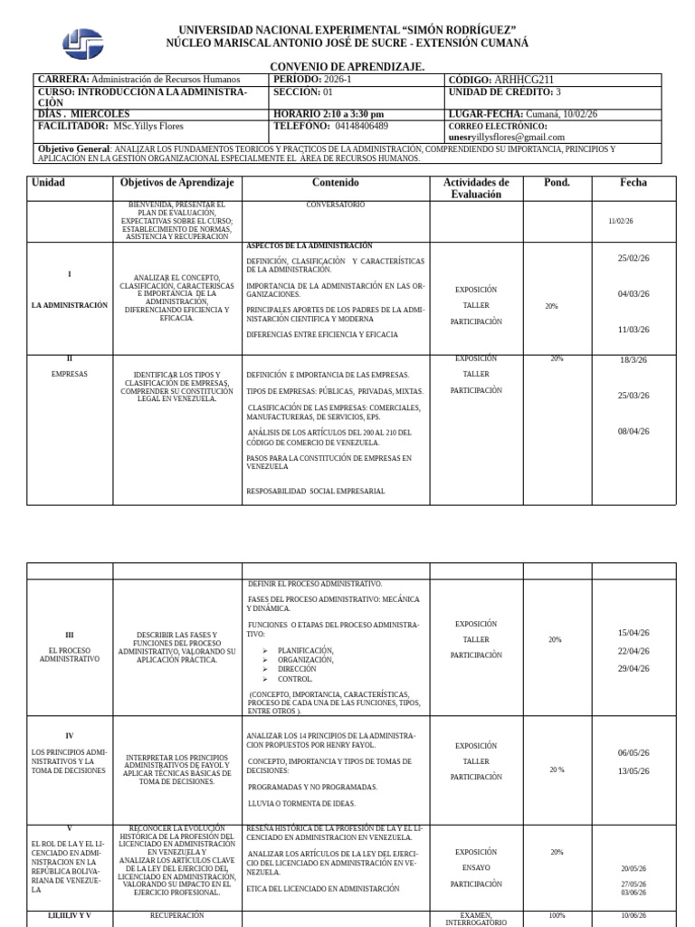 Convenio Intro Admon Secc 01 (1) | PDF