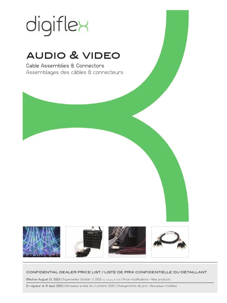 Digiflex Audio Video Dealer 0823 | PDF | Câble coaxial | Électronique