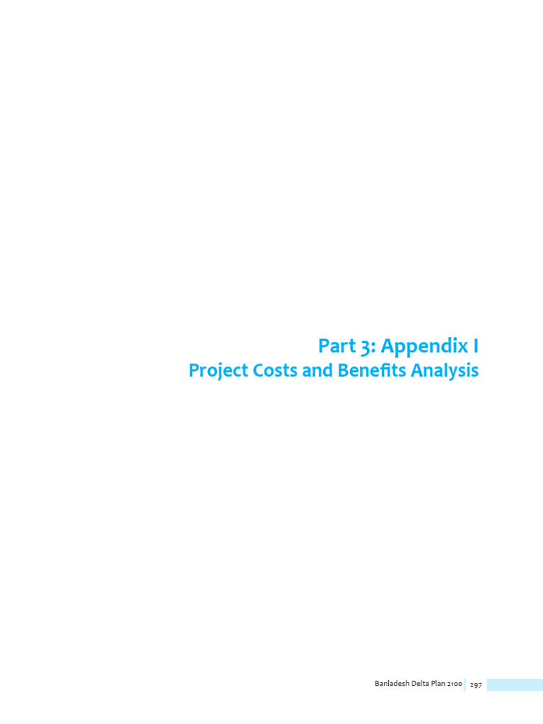 BDP 2100 Volume 2 Investment Plan Part 3 Appendix I Project Costs and ...