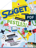 Sziget Programfüzet 2011