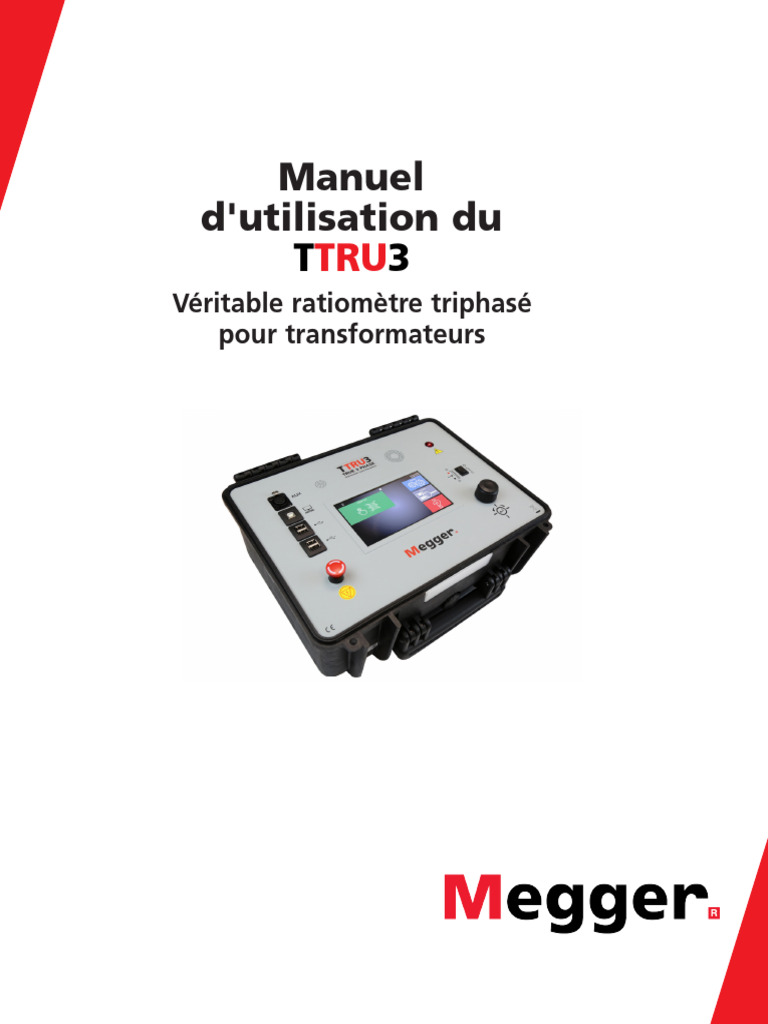 Ttru3 Ug FR V03 | PDF | Transformateur électrique | USB