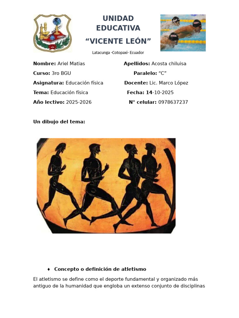 Documento educación física (3) (1) (1) | PDF | Deporte del atletismo ...