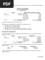 Partnership Liquidation