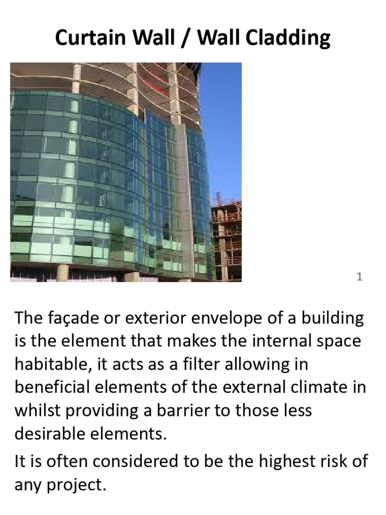 Curtain Wall Facade System - A | PDF | Wall | Building