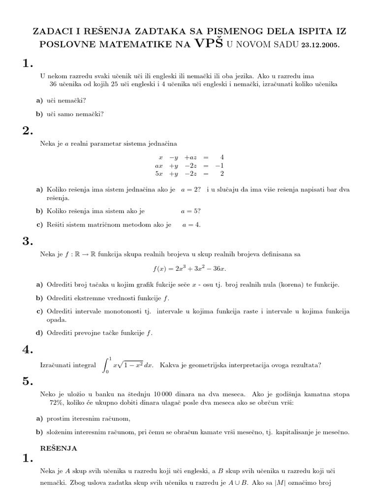 Mat 2 | PDF
