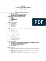 BC0038 DATA STRUCTURE  USING C PAPER 1