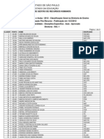 Classificação Pós Recurso - Aula - O - Aprovados