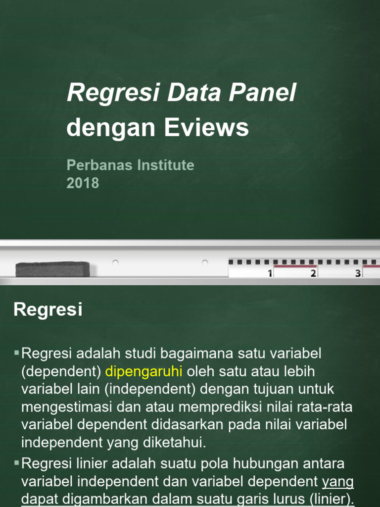 Analisis Data (Regresi Data Panel) | PDF