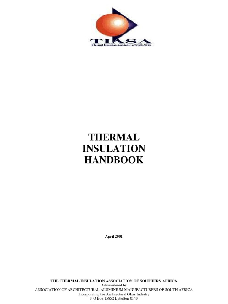 Thermal Insulation Handbook PDF Thermal Insulation Heat