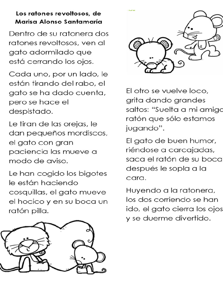 Los Ratones Revoltosos, de Marisa Alonso Santamaría | PDF