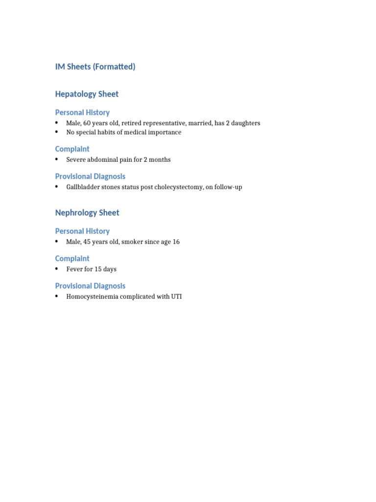 IM Sheets Formatted-1 | PDF