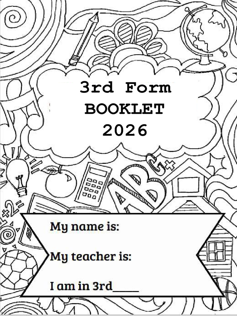 3rd Form Booklet 2026 1 | PDF | Planets | Solar System