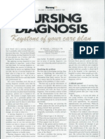 Nursing Diagnosis Keystone of Your Care Plan