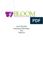 2012 Workshop Information and Press Kit