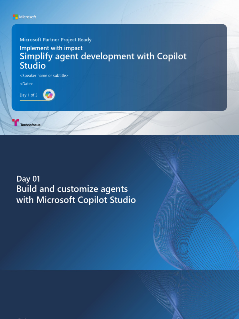 Day 1 - Build and Customize Agents With Microsoft Copilot Studio-TF ...