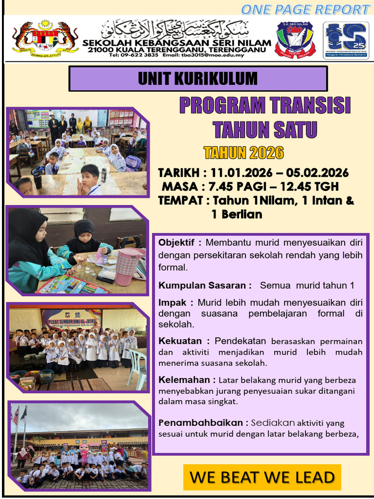Opr Program Transisi 2026 | PDF