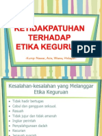 Download KETIDAKPATUHAN ETIKA KEGURUAN by Siti Najwa SN100609645 doc pdf