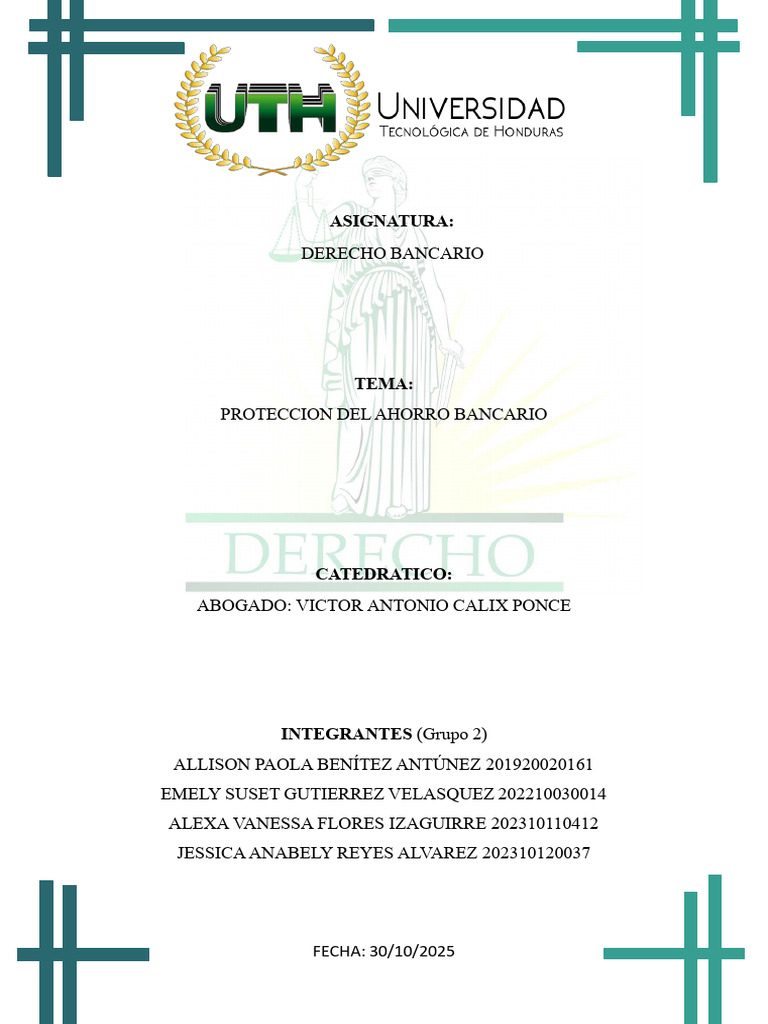 Sistema de Protección Del Ahorro Bancario en Honduras | PDF | Bancos ...