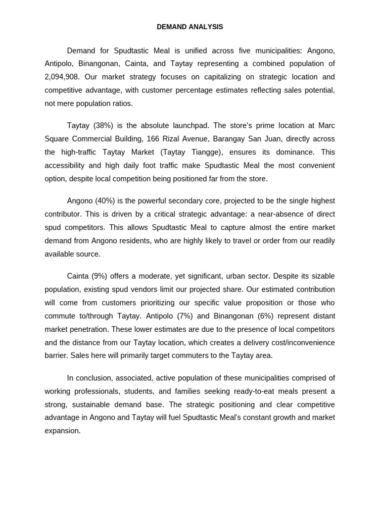 Demand Analysis | PDF
