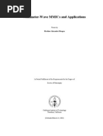 Millimeter-Wave Mmics and Applications: Thesis by