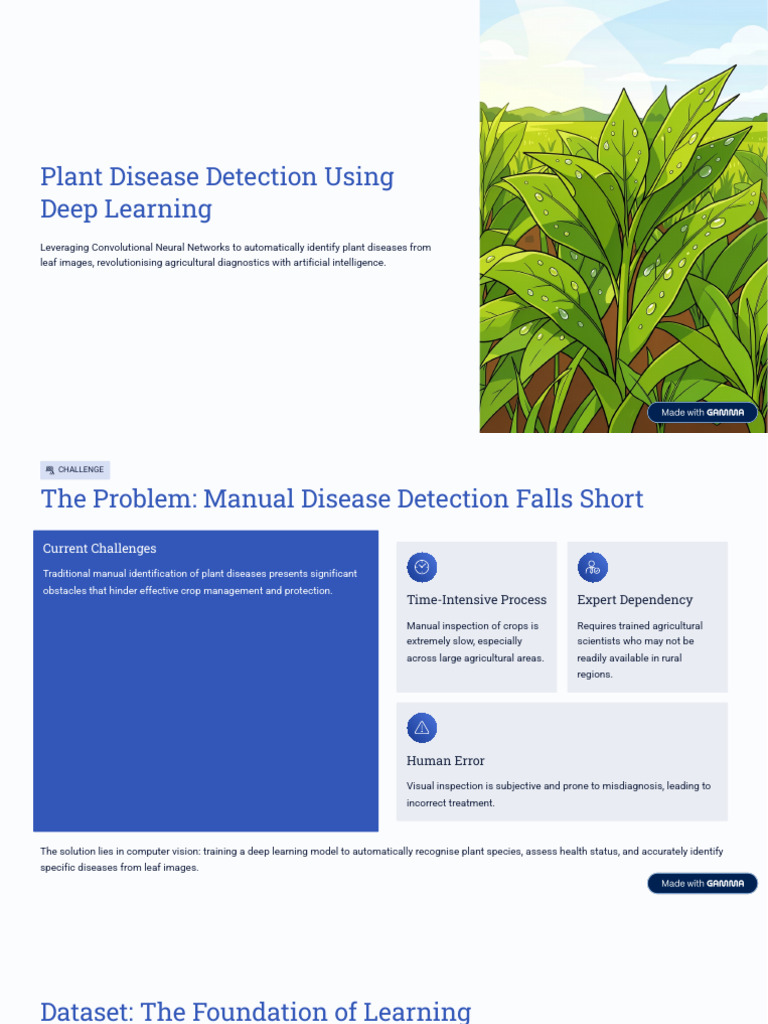 Plant Disease Detection Using Deep Learning | PDF | Deep Learning ...