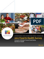 2012 IFIC Food and Health Survey Report of Findings (For Website)