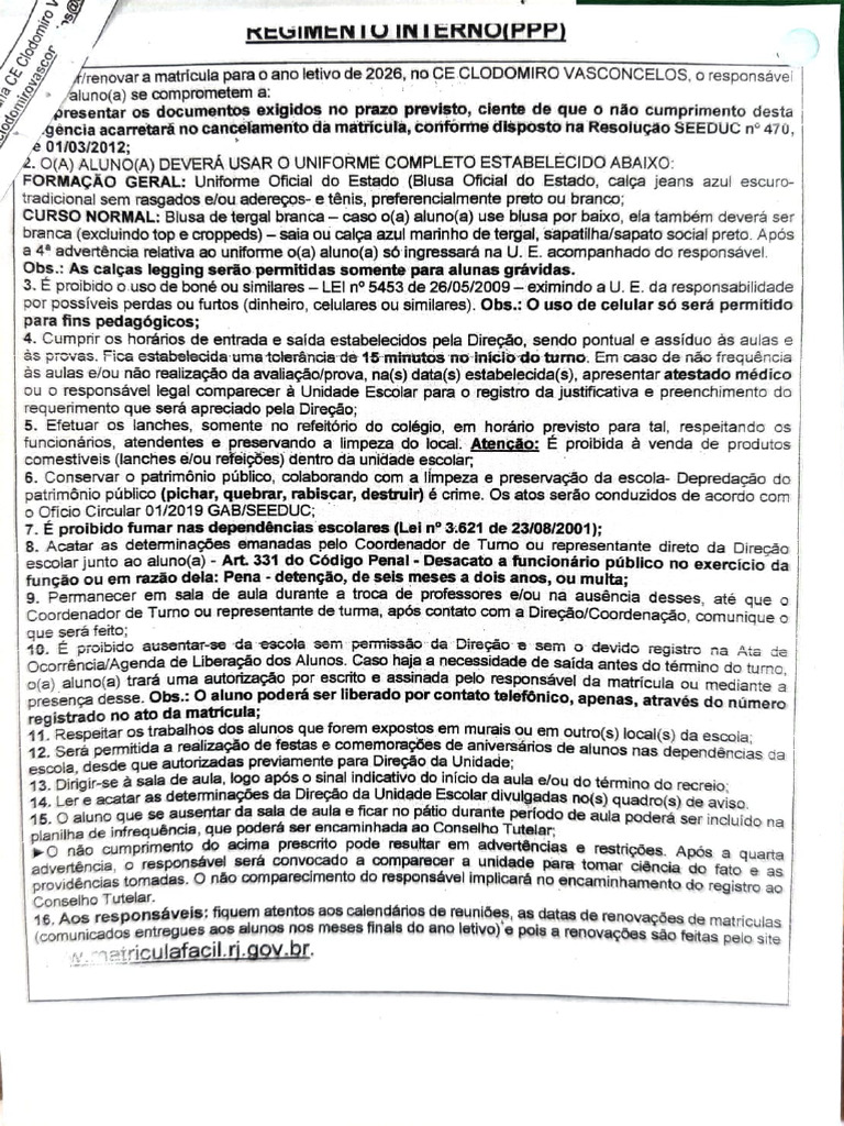 Regimento Interno | PDF
