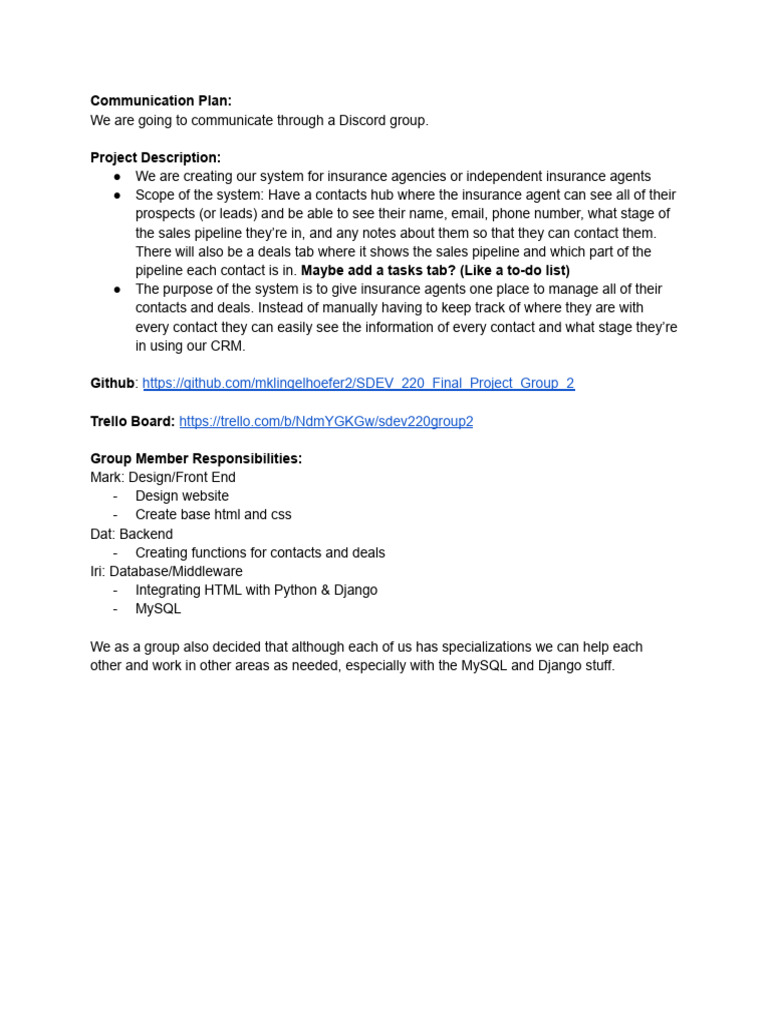 Group 2 Final Project Launch | PDF