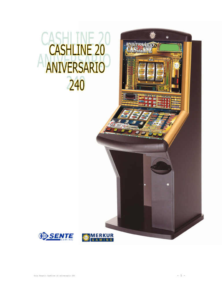 Cashline 20 Aniversario 240 Merkur Manual | PDF | Euro | Dinero