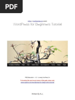 Wordpress for Beginners Tutorial eBook