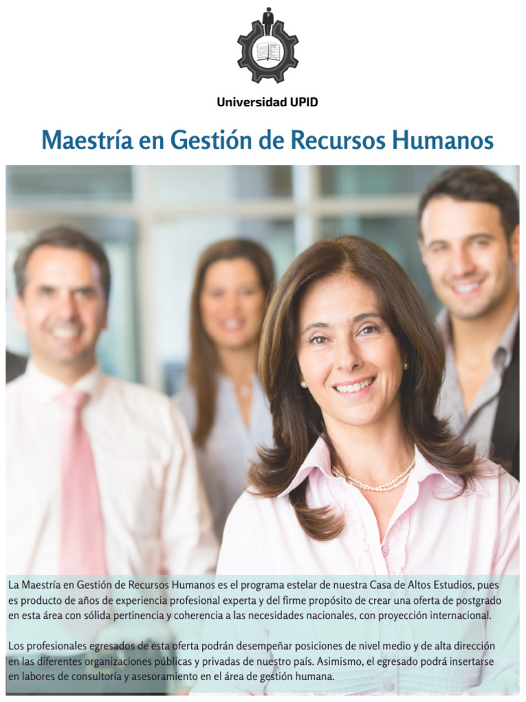 Maestría Gestión de RRHH N 1 | PDF | Gestión de recursos humanos | Business