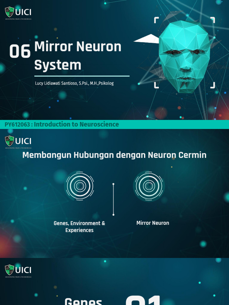 P6 - Materi Mirror Neuron System | PDF