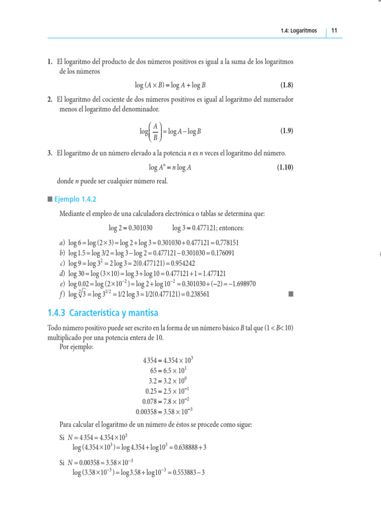 Fundamentos de Matemáticas Financieras | PDF | Logaritmo | Análisis ...