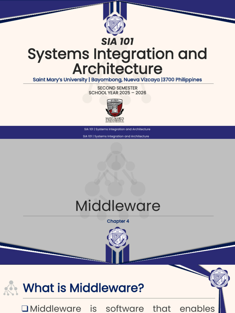 Chapter 3 - Middleware | PDF | Computer Engineering | Computer Science