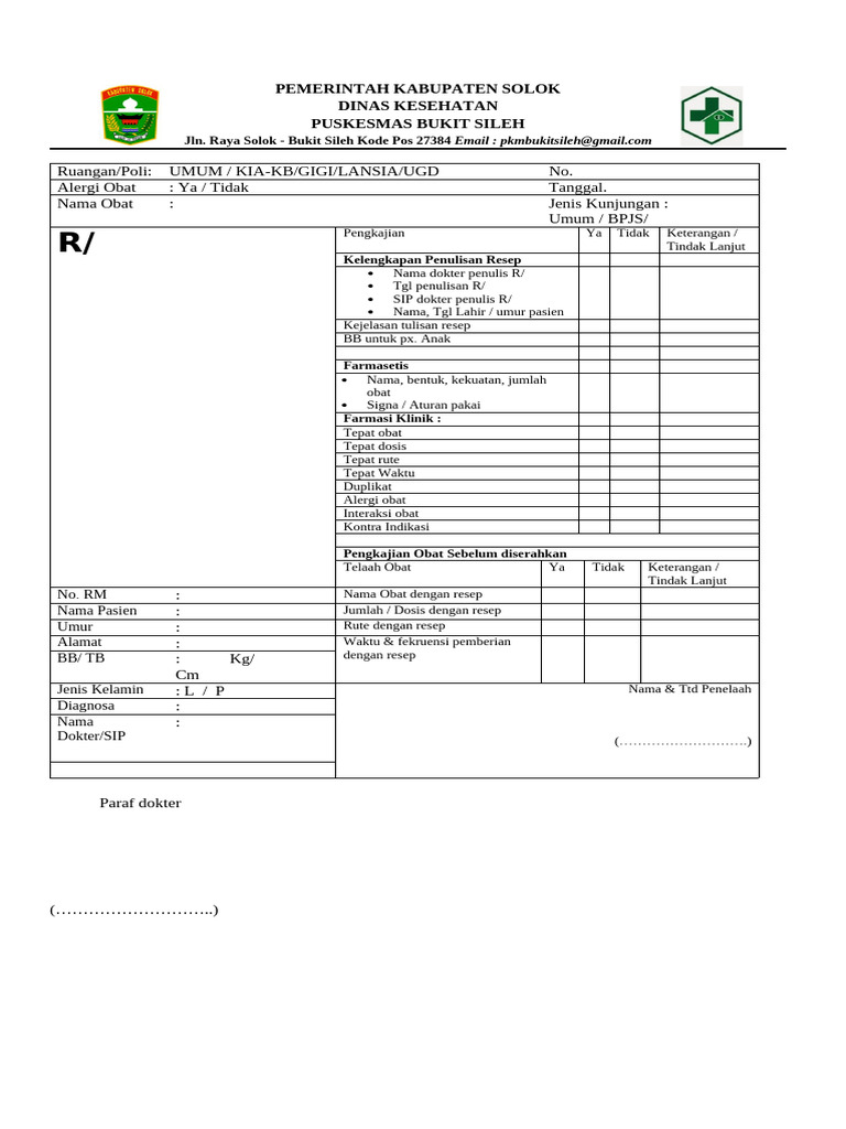 1.format Resep | PDF