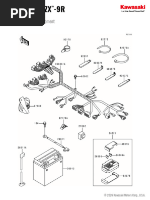 1994 Ninja® ZX™-9R Chassis Electrical Equipment | PDF