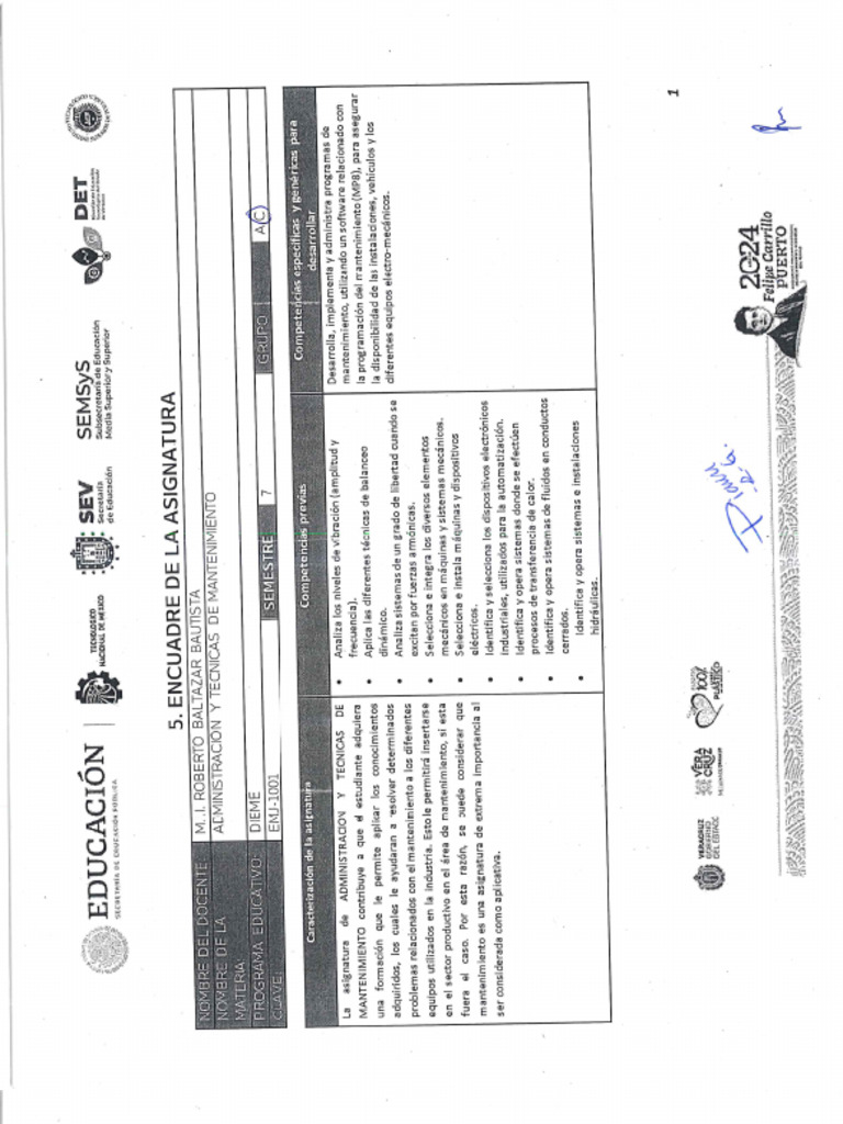 Encuadre Admon 7C | PDF