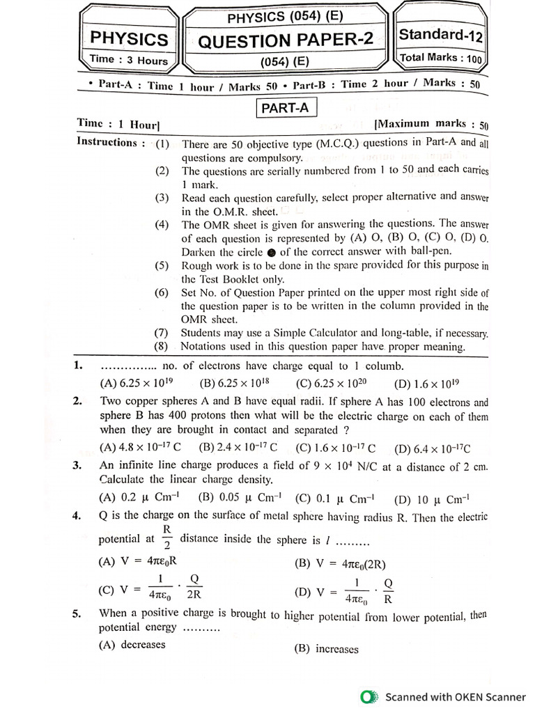 Sample Paper - 02_Physics | PDF