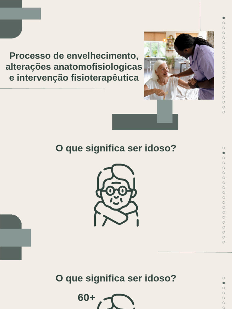 Fisioterapia Na Saúde Do Idoso | PDF | Respiração | Terceira idade