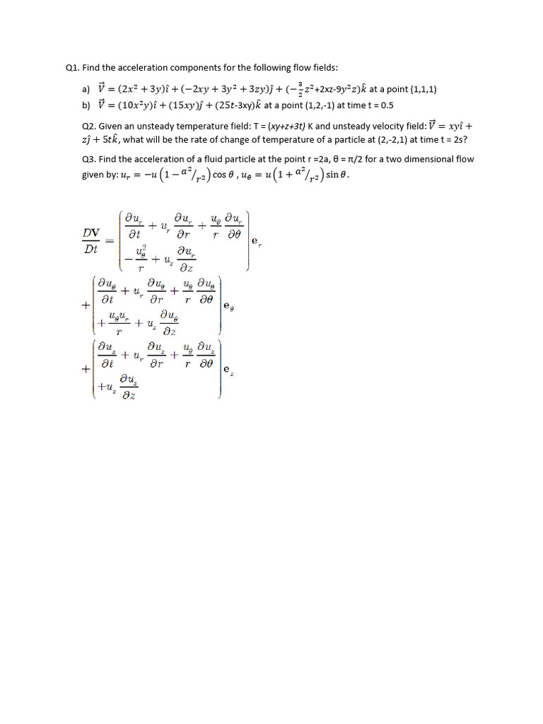 Problems For Practice 1 | PDF