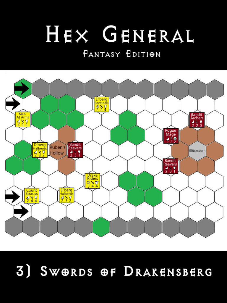 Hex General Fantasy Edition - 3) Swords of Drakensberg | PDF | Infantry ...