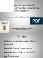 Keron Niles, What Role For Renewable Energy Policy in The Caribbean Power Sector, 6-2011