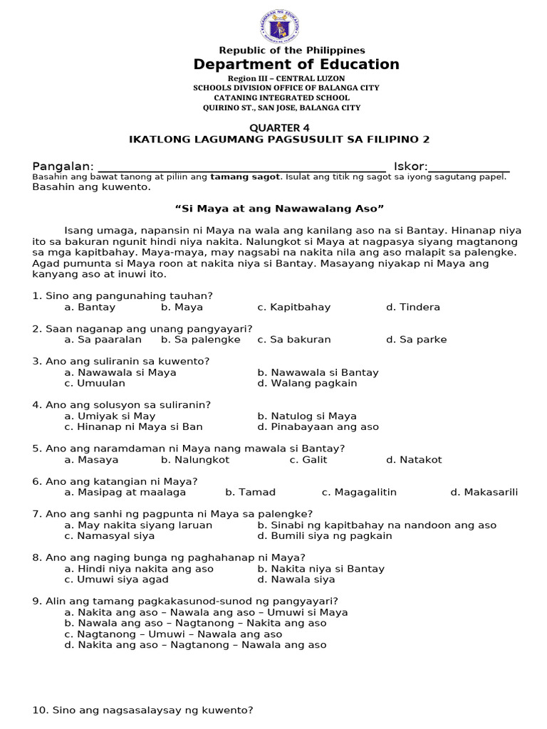 Filipino 2 | PDF