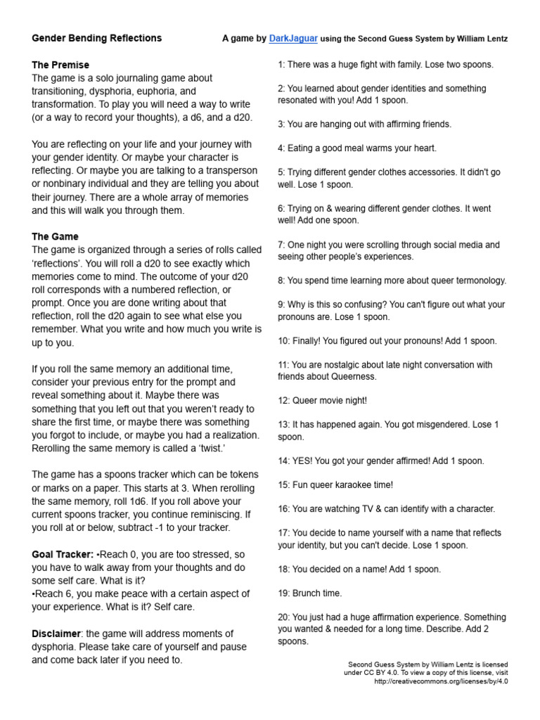 Gender Bending Reflections | PDF | Gender | Gender Studies