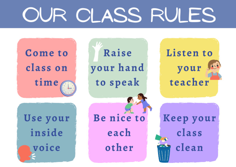 Class Rules Poster | PDF