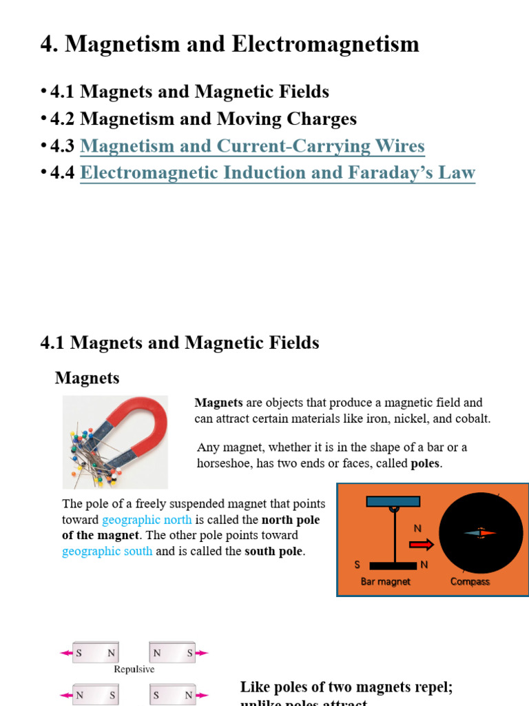 Megnetic Field - p1-46 | PDF | Magnetic Field | Magnetism
