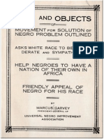  UNIA Aims and Objects by Marcus Garvey