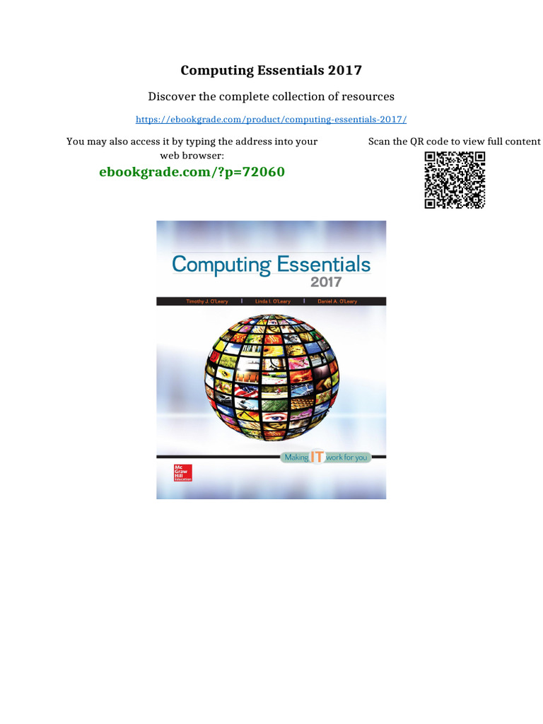 Computing Essentials 2017 Sample | PDF | Intellectual Property | Property